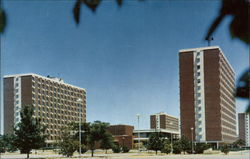 High Rise Residence Halls, Oklahoma State University Postcard