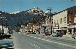 Looking West Along the Avenue Rossland, Canada Misc. Canada Postcard Postcard