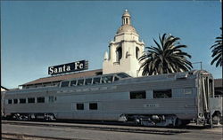 Santa Fe New Pleasure Dome Cars Trains, Railroad Postcard Postcard