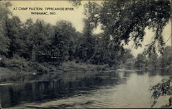 At Camp Paxton, Tippecanoe River Postcard