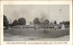 Lake Candlewood Motel Danbury, CT Postcard Postcard