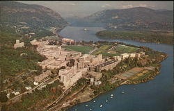 United States Military Academy, overall view looking north West Point, NY Postcard Postcard