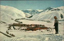 Sun Valley as seen fro Penny Mountain Postcard