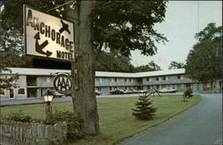 Anchorage Motel Bar Harbor, ME Postcard Postcard