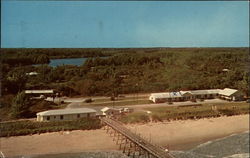 Ocean Fishing Pier and Motel Vero Beach, FL Postcard Postcard