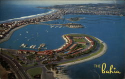 The Bahia - Mission Bay Park Postcard