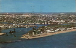 Hillsboro Lighthouse and Inlet Postcard