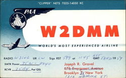 W2DMM World's Most Experience Airline Postcard