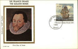 Sir Francis Drake - The Golden Hind - First Day of Issue First Day Issue Cards Postcard Postcard