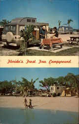 Florida's Frost Free Campground Postcard