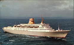 Cruise Ship Vistafjord Postcard