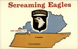 Screaming Eagles - Airborne Fort Campbell, KY Postcard Postcard