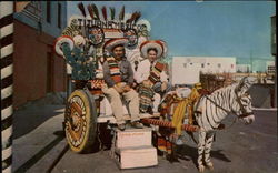 Posing for pictures in native costume Postcard