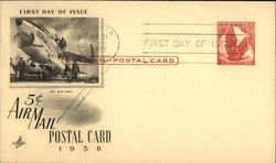 Jet Air Mail - First Day of Issue Postcard