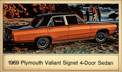 19969 Plymouth Valiant Signet 4-Door Sedan Postcard