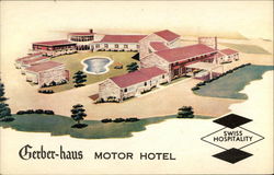 Gerber-haus Motor Hotel Fort Wayne, IN Postcard Postcard