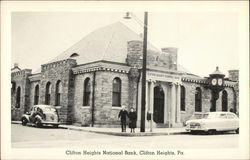 Clifton Heights National Bank Pennsylvania Postcard Postcard