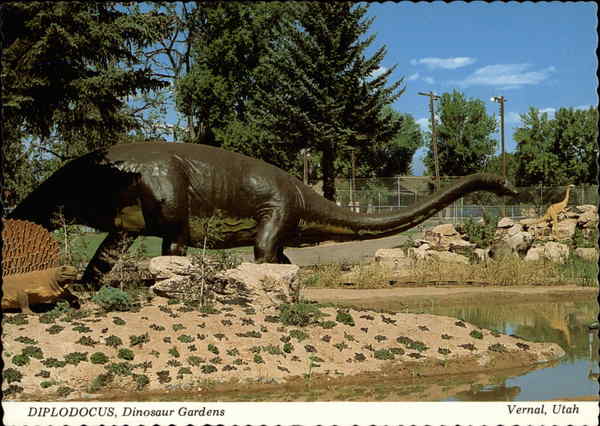 vernal dinosaur land