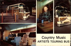 Country Music Artist's Touring Bus Postcard