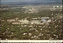 Aerial View of Moorhead Minnesota Postcard Postcard