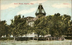 Court House Kinsley, KS Postcard Postcard