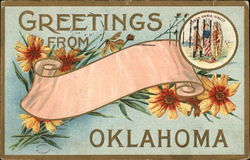 Greetings from Oklahoma Postcard