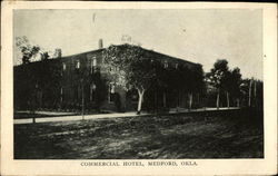 Commercial Hotel Medford, OK Postcard Postcard