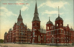 Father Baker's Home Postcard