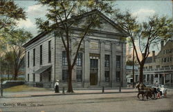 City Hall Quincy, MA Postcard Postcard