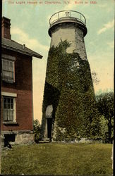 Old Light House, Built in 1820 Postcard