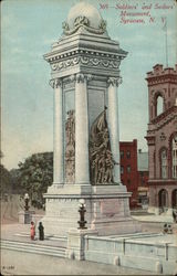 Soldier's and Sailor's Monument Syracuse, NY Postcard Postcard