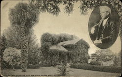 Luther Burbank and his home Santa Rosa, CA Postcard Postcard