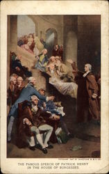 The Famous Speech of Patrick Henry Postcard