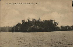 The Old Club House, Red Lake Theresa, NY Postcard Postcard