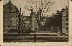 Vanderbilt Hall, Yale College New Haven, CT Postcard Postcard