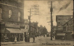 Port Richmond Square Staten Island, NY Postcard Postcard