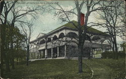 Pavilion at Hanscom Park Postcard