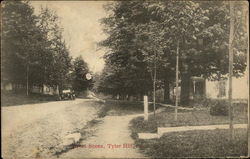 Street Scene Tyler Hill, PA Postcard Postcard