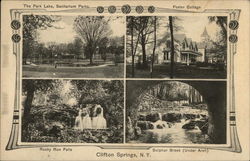 Scenes from Clifton Springs Postcard