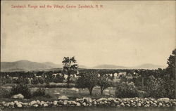 Sandwich Range and the Village Postcard