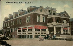 Richmond Hotel, Staten Island Midland Beach, NY Postcard Postcard