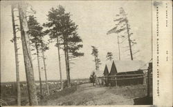 Looking East from Grant's Headquarters, Pine Camp Watertown, NY Postcard Postcard