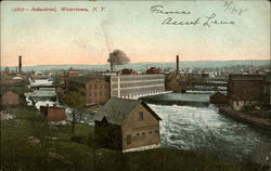 Industrial Area of Watertown New York Postcard Postcard