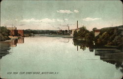 View from Court Street Bridge Postcard