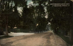 North Broadway looking North at Greystone Yonkers, NY Postcard Postcard