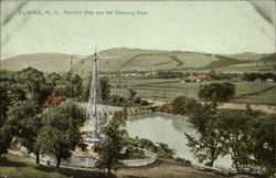 Rorick's Glen and the Chemung River Elmira, NY Postcard Postcard