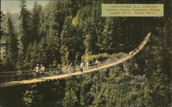 Capilano Canyon Suspension Bridge Postcard