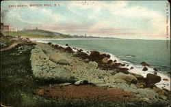 East Beach Watch Hill, RI Postcard Postcard