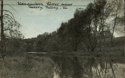 Kiskwaukee River Near Cherry Valley Postcard