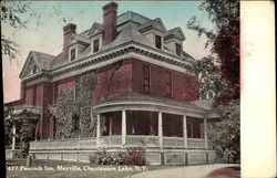 Peacock Inn, Mayville Postcard